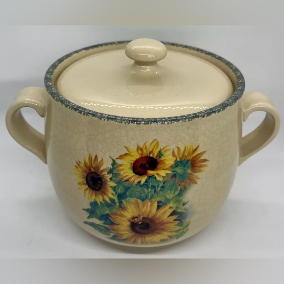 Vintage Home & Garden Stonewear Collection Bumble Bee Design Pot - Picture 2 of 6